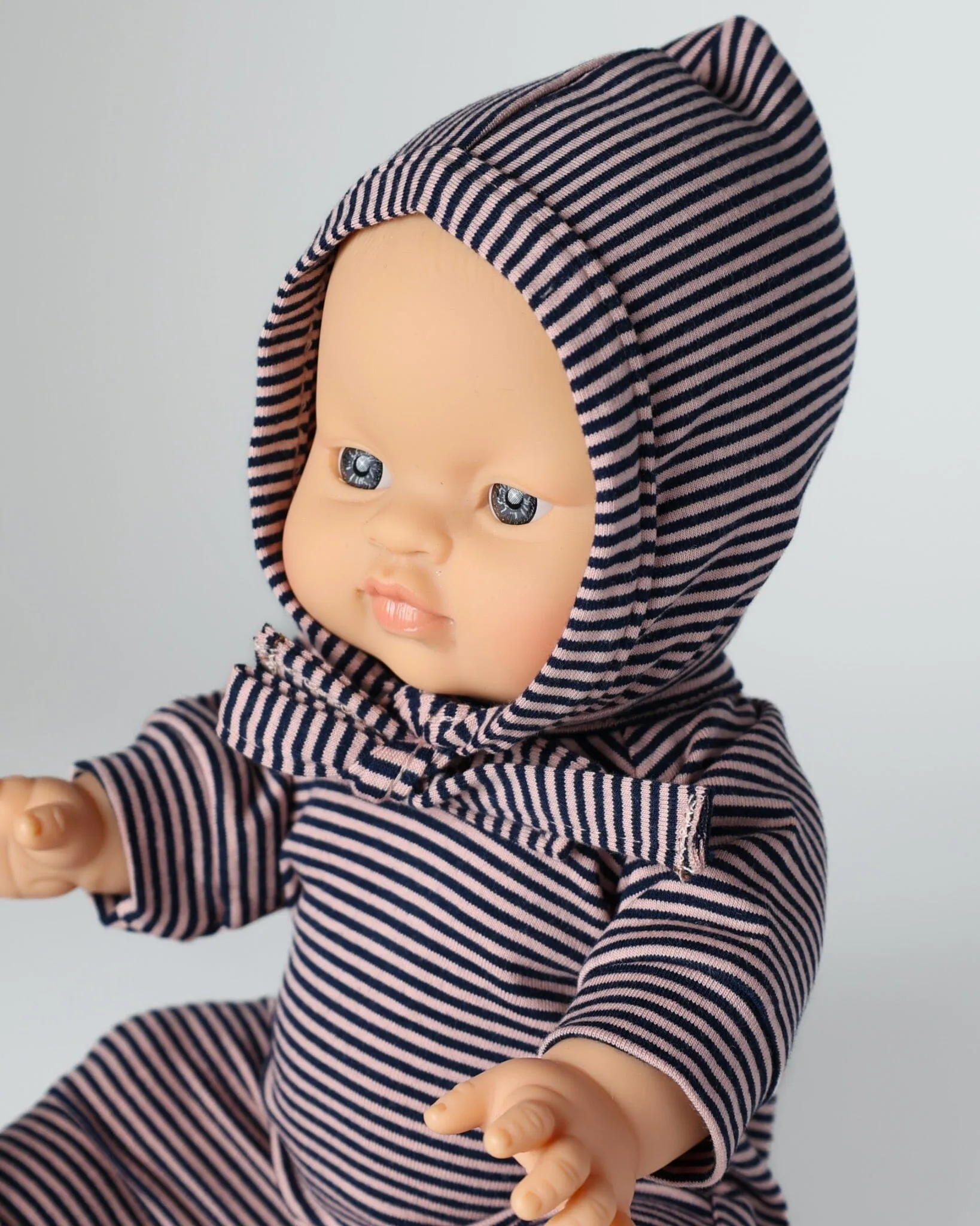 Dollie Bonnet & Jumpsuit | Striped
