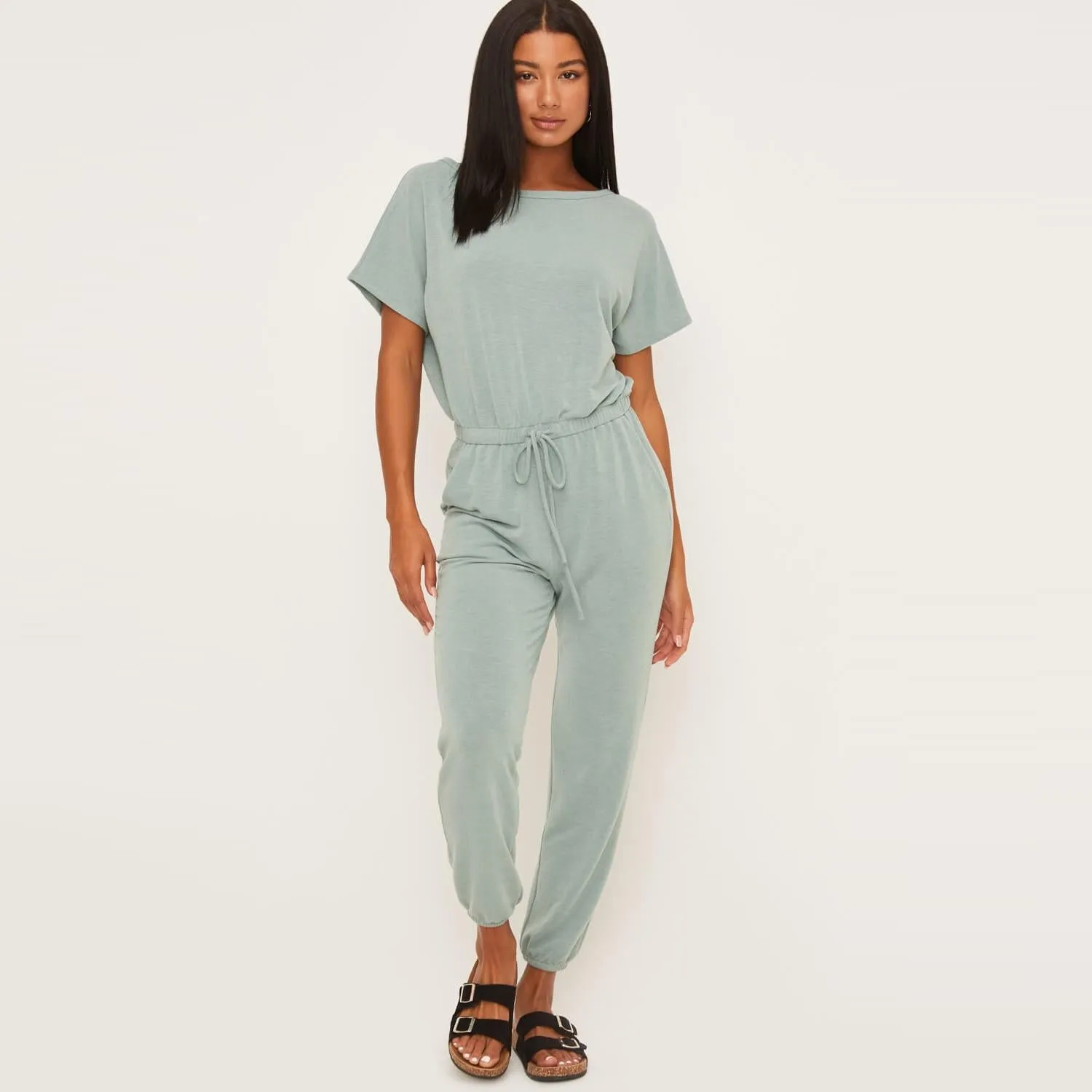 Dolman Sleeve Jumpsuir (Iceberg)