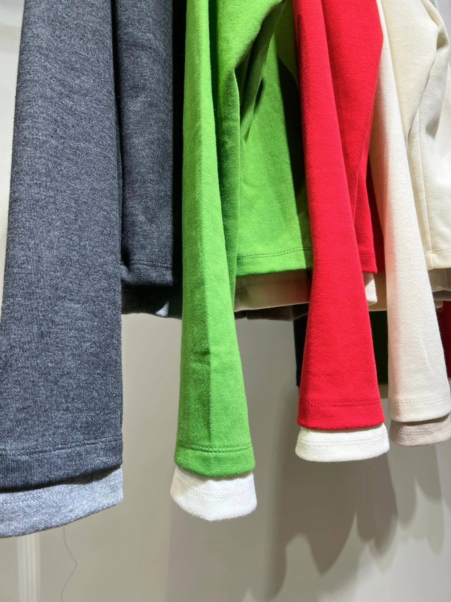 Double layer contrast cardigan - 4 colours (Pre-order)