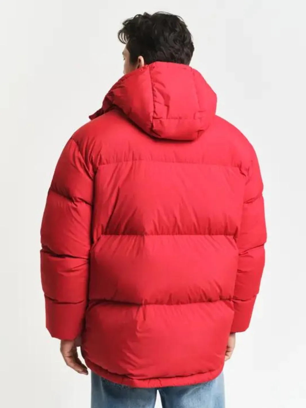 DOWN WINTER PUFFER JACKET Rød
