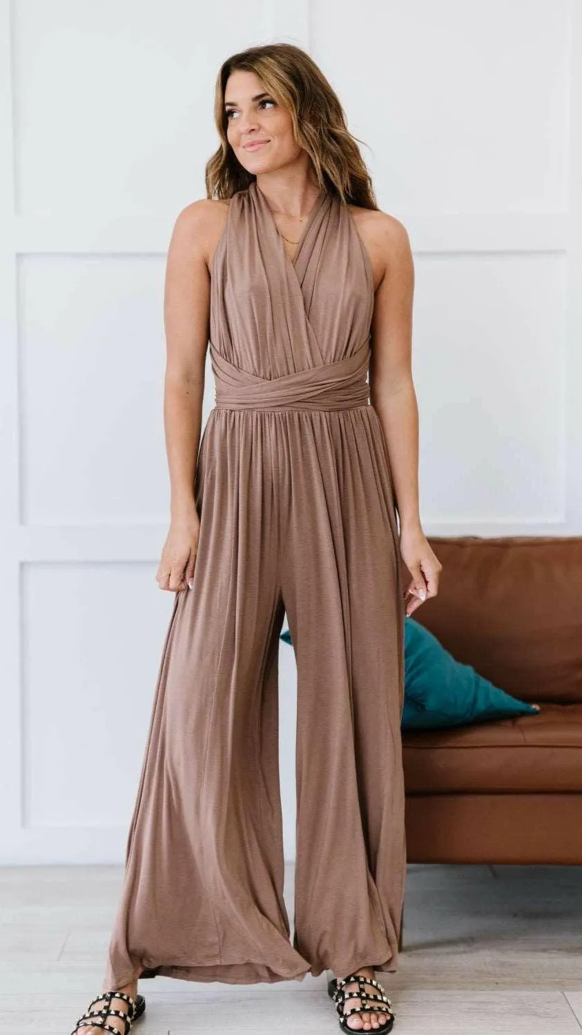 Downtown Boho Couture One-Piece Cityscape Gown