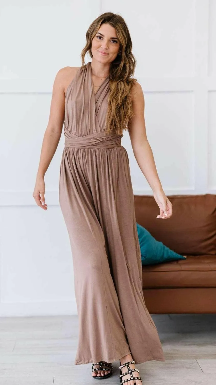 Downtown Boho Couture One-Piece Cityscape Gown