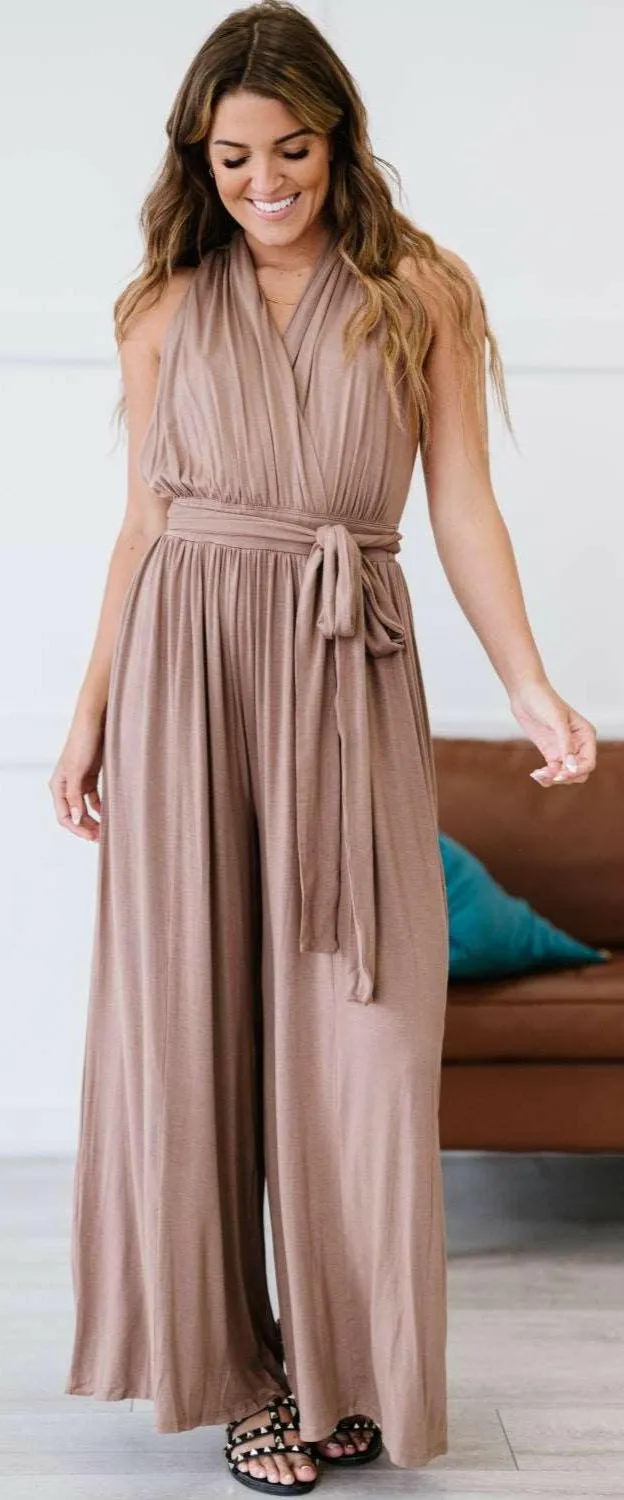 Downtown Boho Couture One-Piece Cityscape Gown