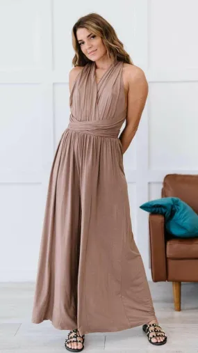 Downtown Boho Couture One-Piece Cityscape Gown