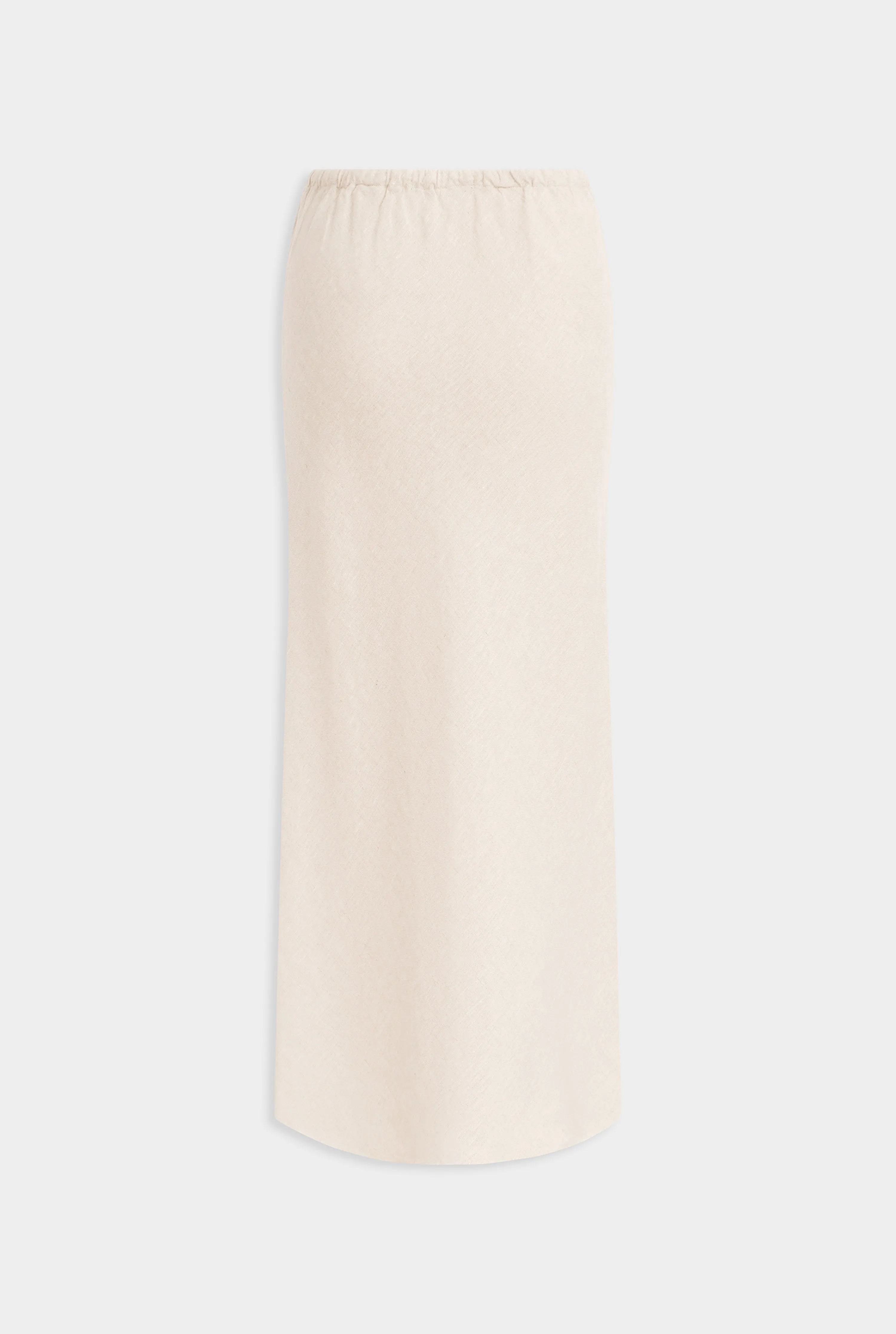 Drawstring Bias Skirt - Sand