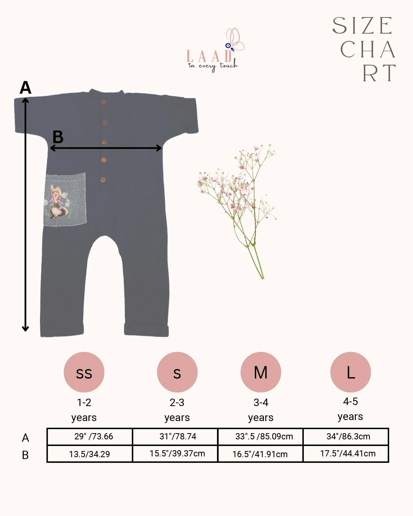 Embroidered Peter Rabbit Jumpsuit