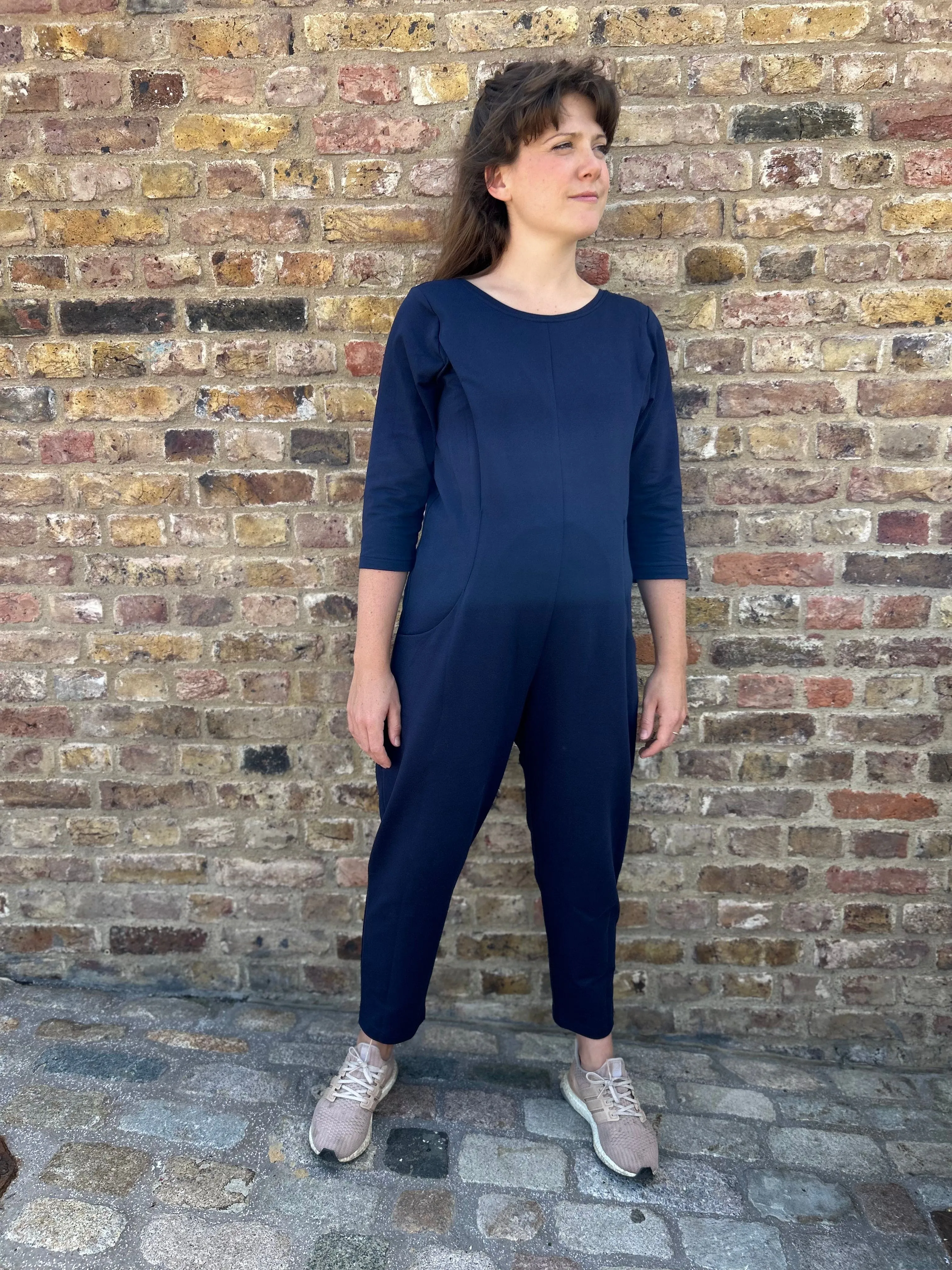 Etta Jumpsuit - Maternity Jumpsuit & Breastfeeding Jumpsuit - Navy