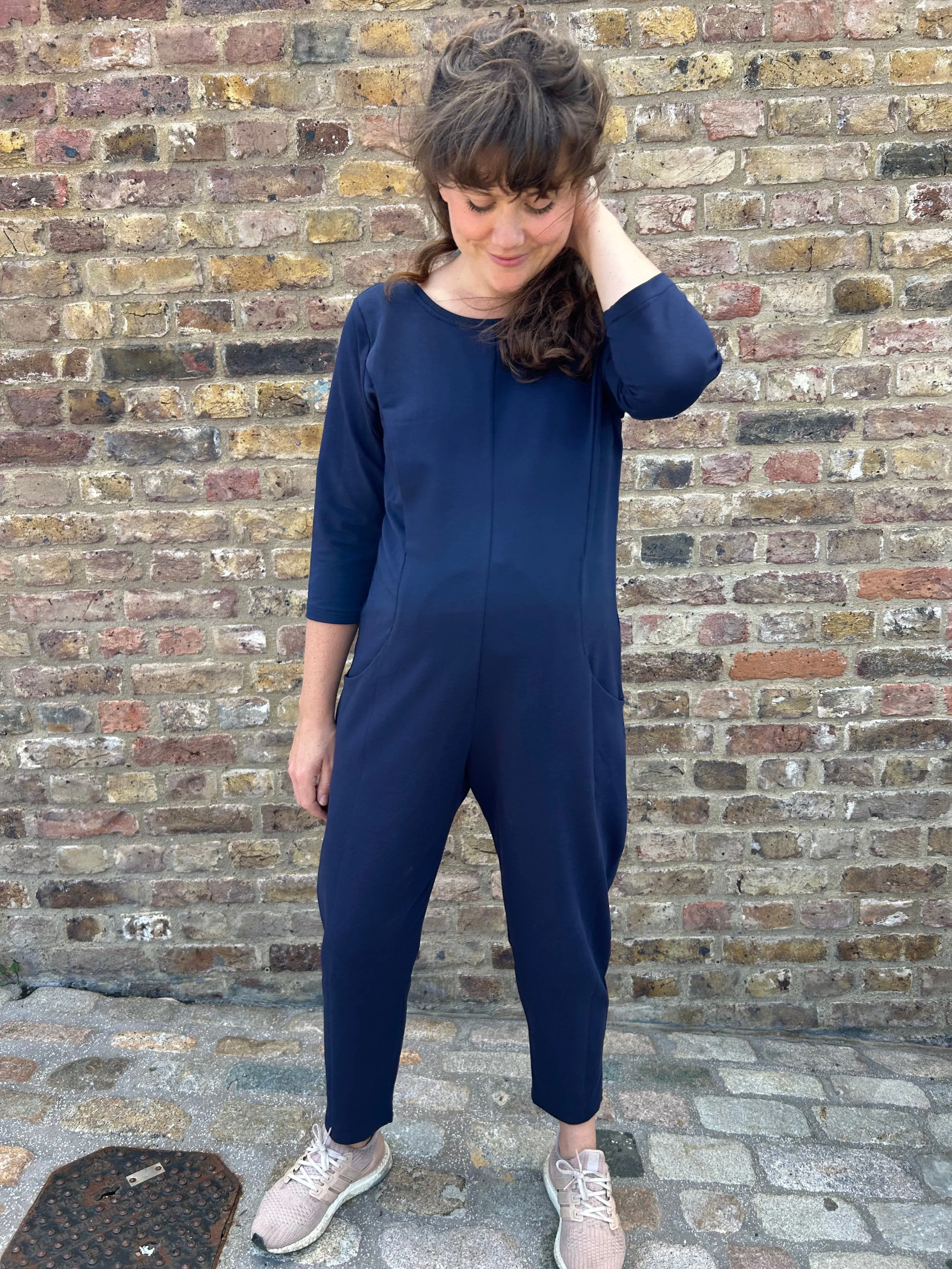 Etta Jumpsuit - Maternity Jumpsuit & Breastfeeding Jumpsuit - Navy