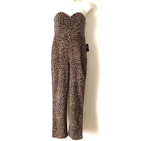 Express Strapless Animal Print Jumpuit NWT- Size 2