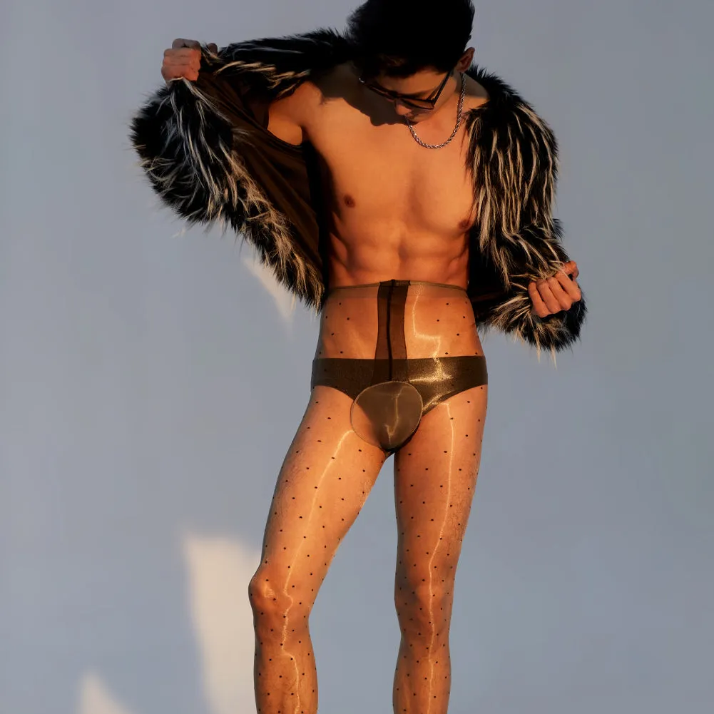 Fideliti Polka Dot Men’s Seamless Tights