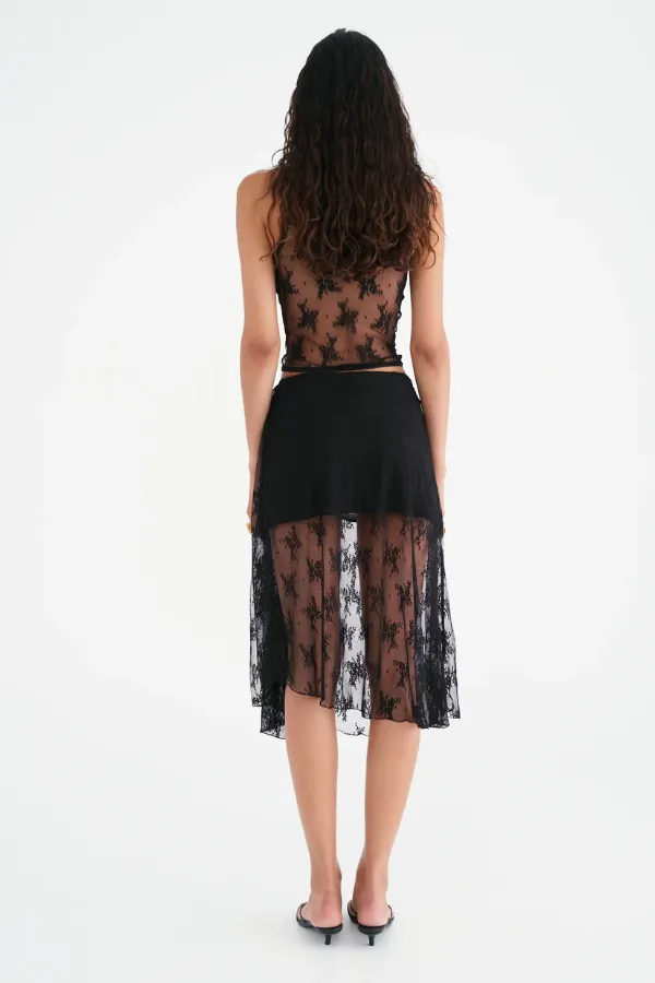 Flynn Maxi Skirt Black