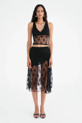 Flynn Maxi Skirt Black