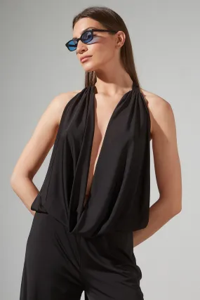 FR DRAPE / OPEN BACK JUMPSUIT