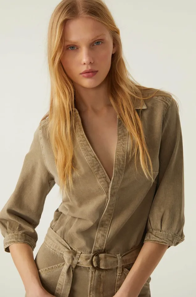 Frida Jumpsuit - Khaki