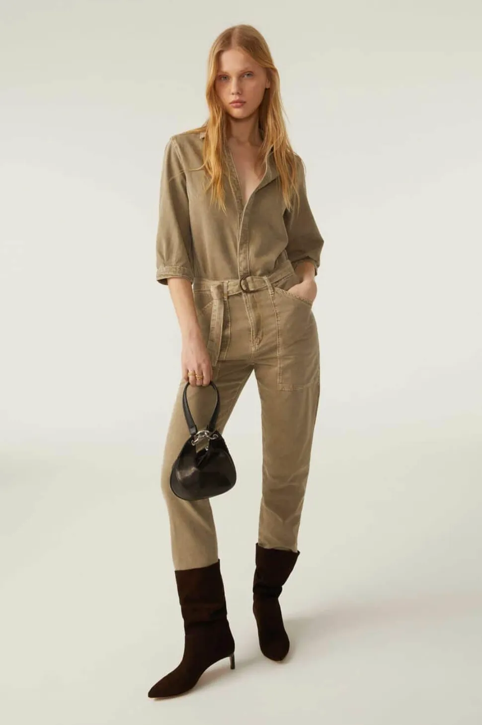 Frida Jumpsuit - Khaki