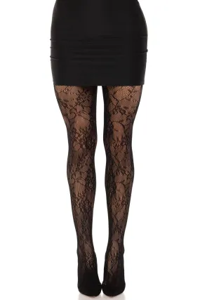 Garden Rose Lace Tights