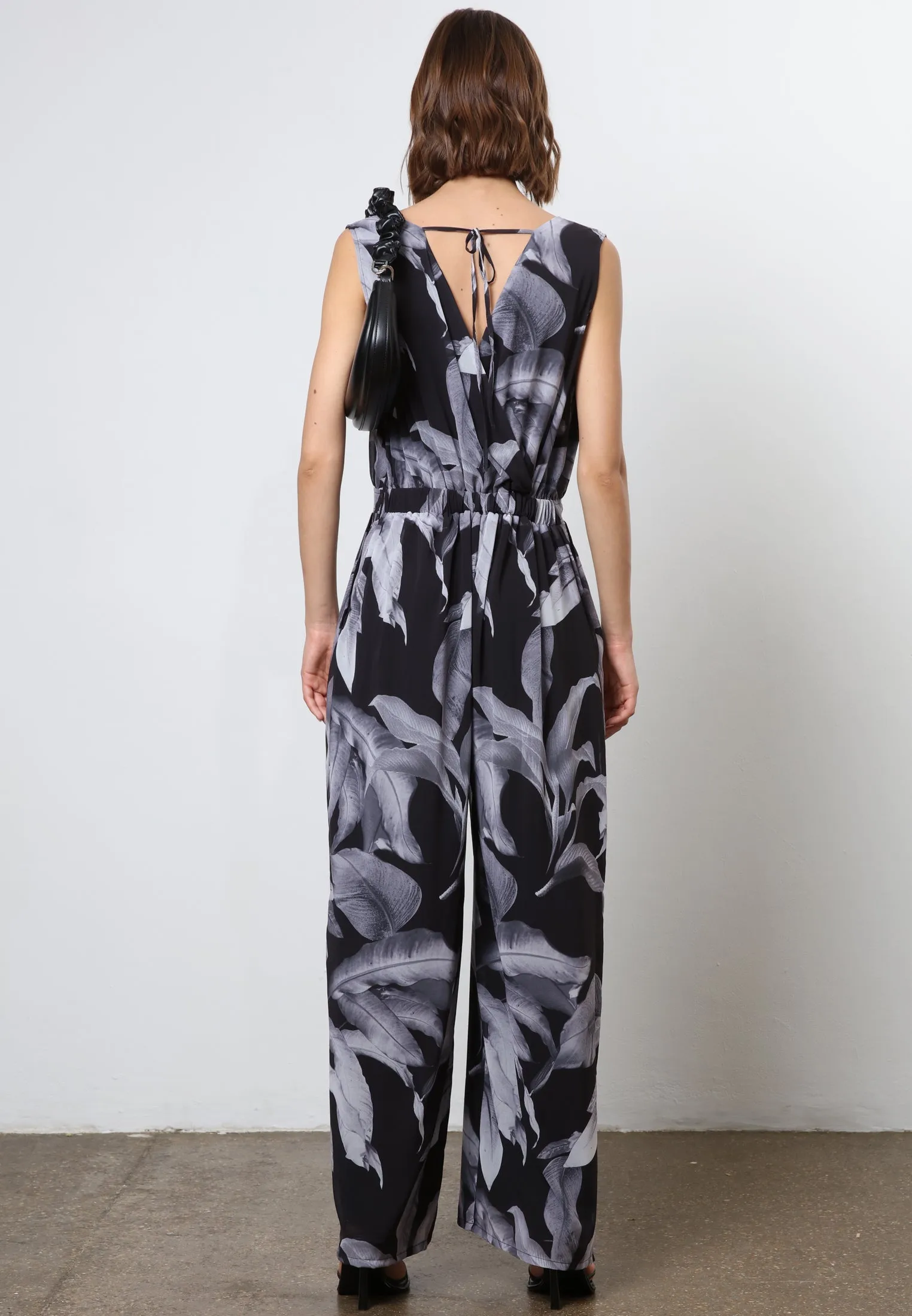 GEM JUMPSUIT BOTANIC BLACK