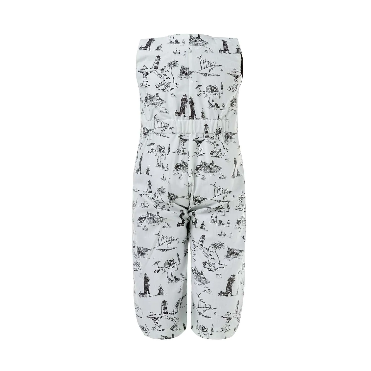 Geplooide jumpsuit