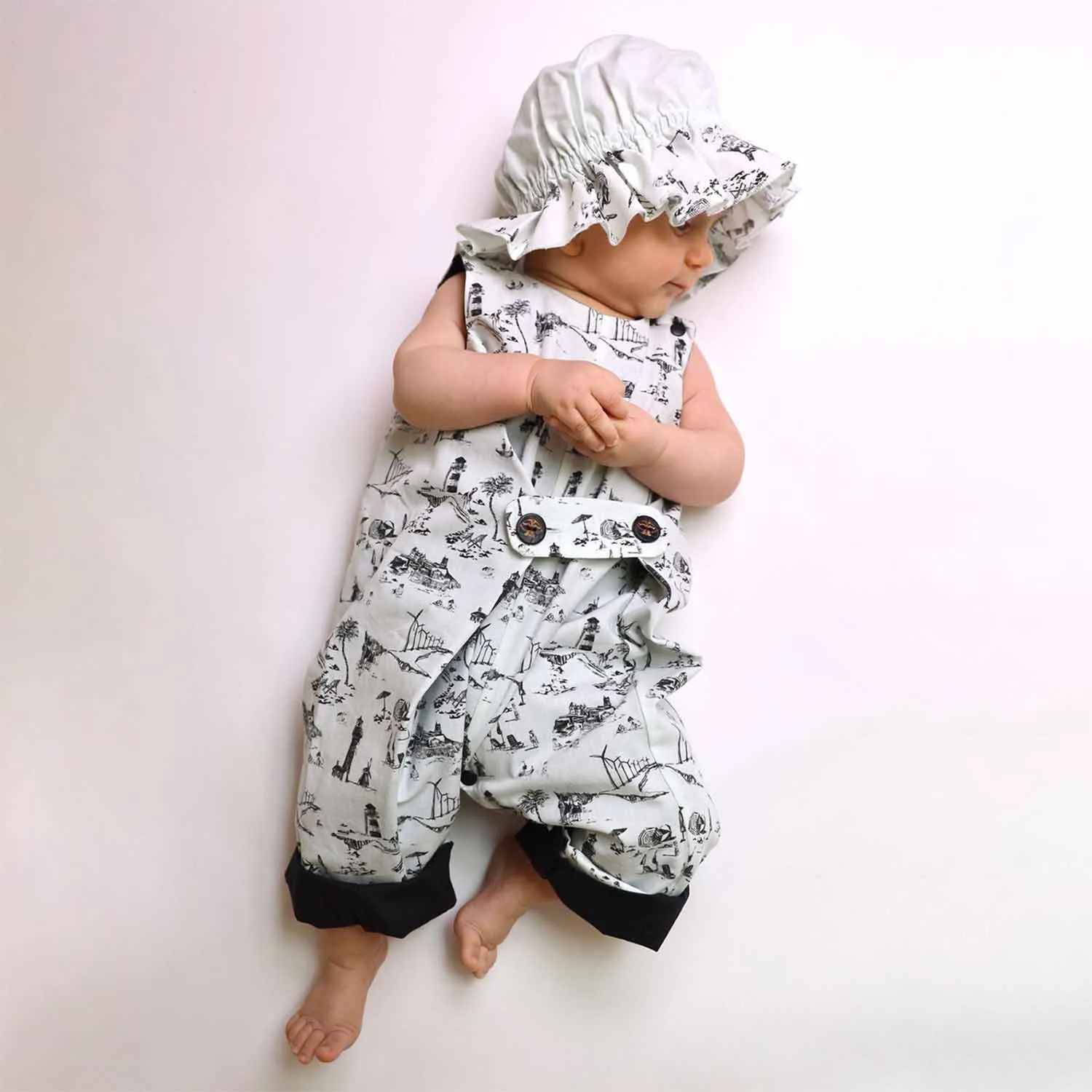 Geplooide jumpsuit
