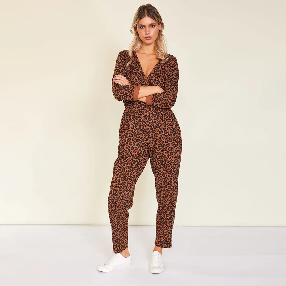 GiGi Jumpsuit (Leopard)