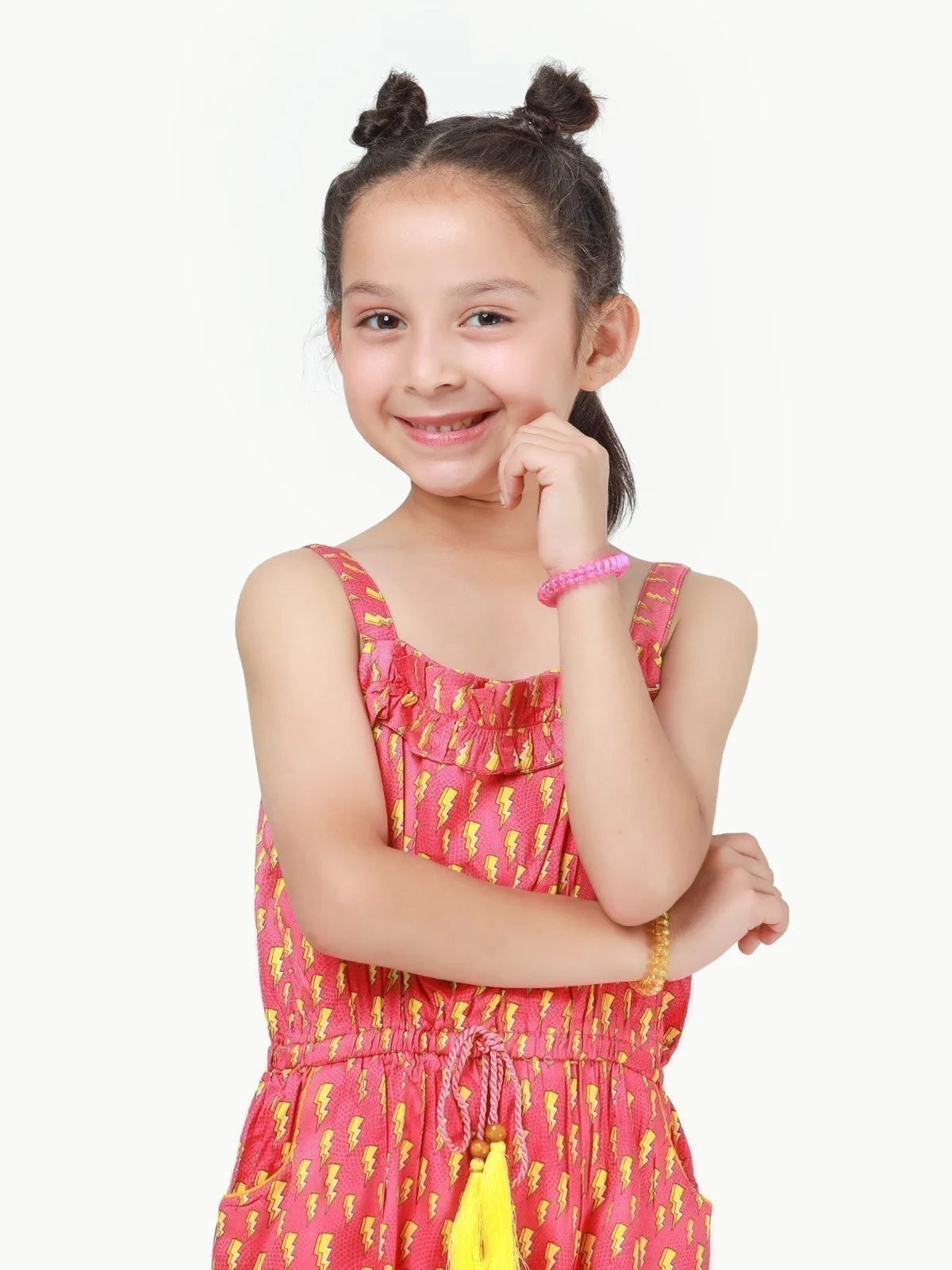 Girl's Pink Jumpsuit - EGTJSW22-019