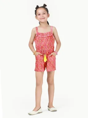 Girl's Pink Jumpsuit - EGTJSW22-019