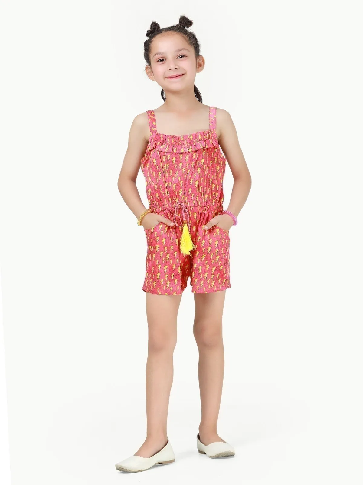 Girl's Pink Jumpsuit - EGTJSW22-019