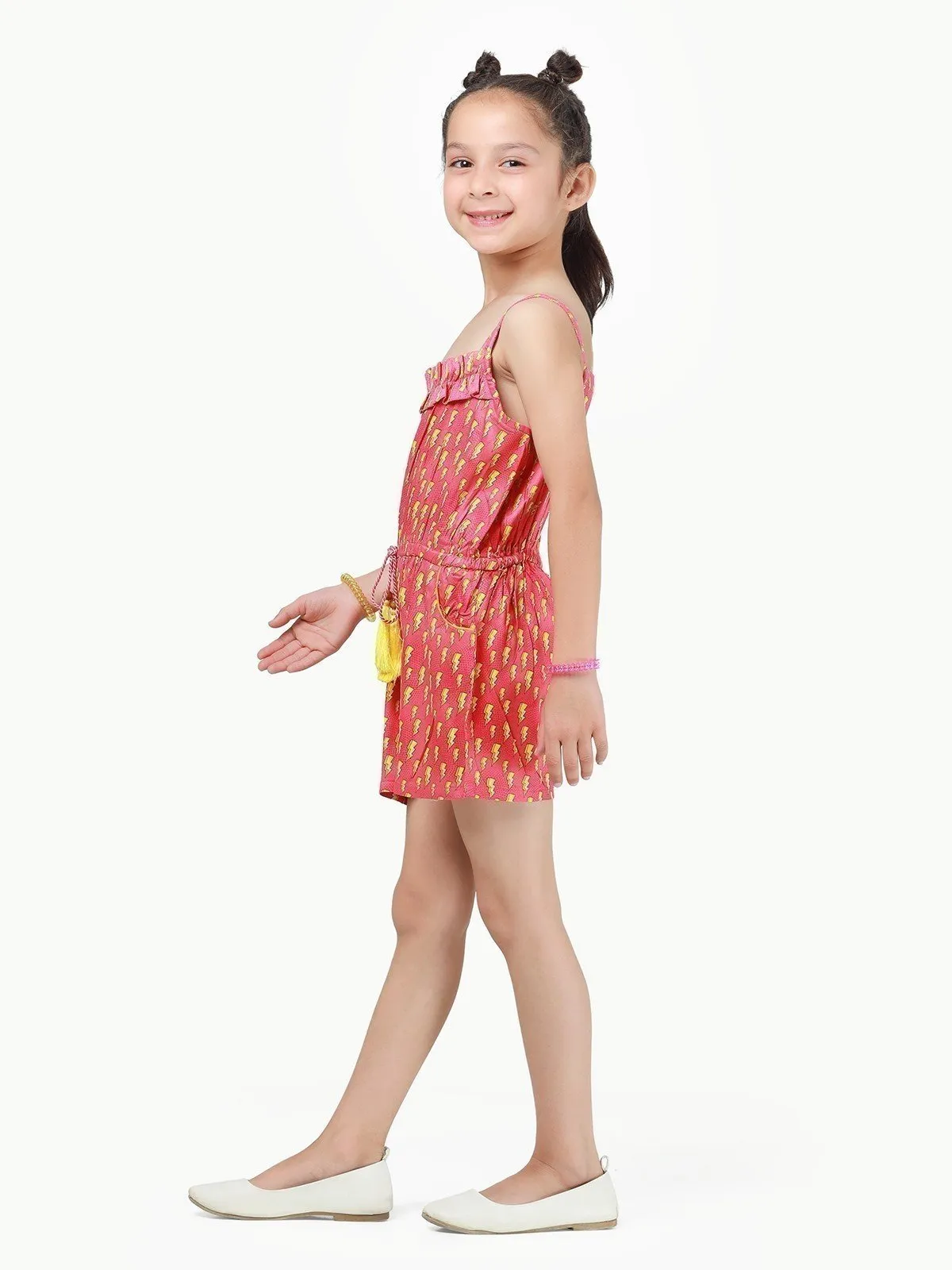 Girl's Pink Jumpsuit - EGTJSW22-019