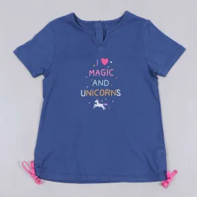 Girls Unicorns Graphic Top
