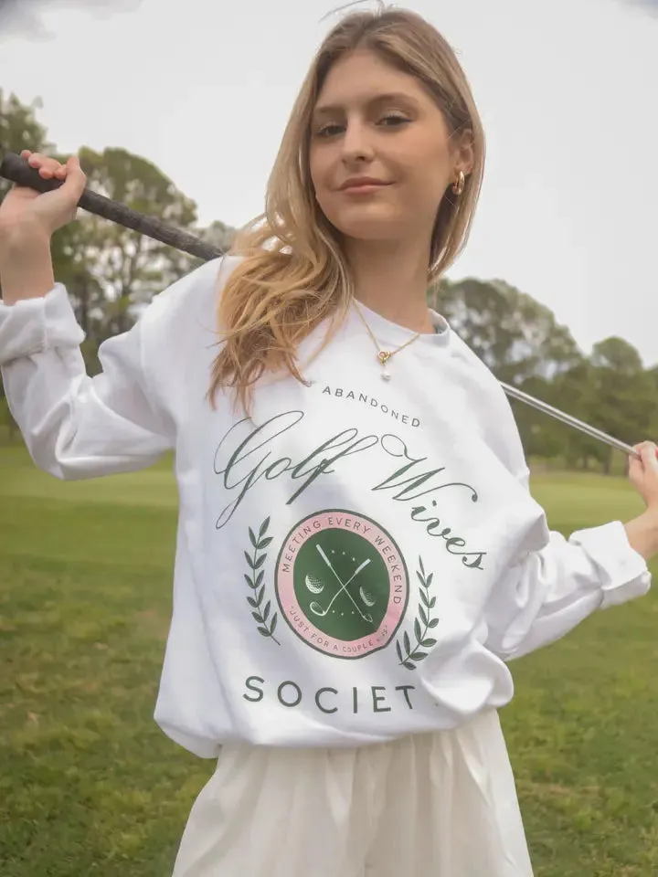 Golf Wives Sweatshirt White