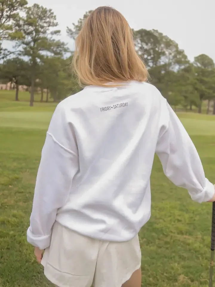 Golf Wives Sweatshirt White