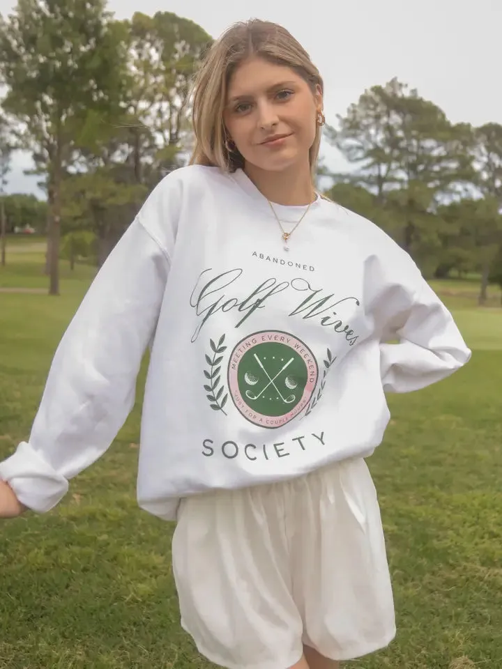 Golf Wives Sweatshirt White