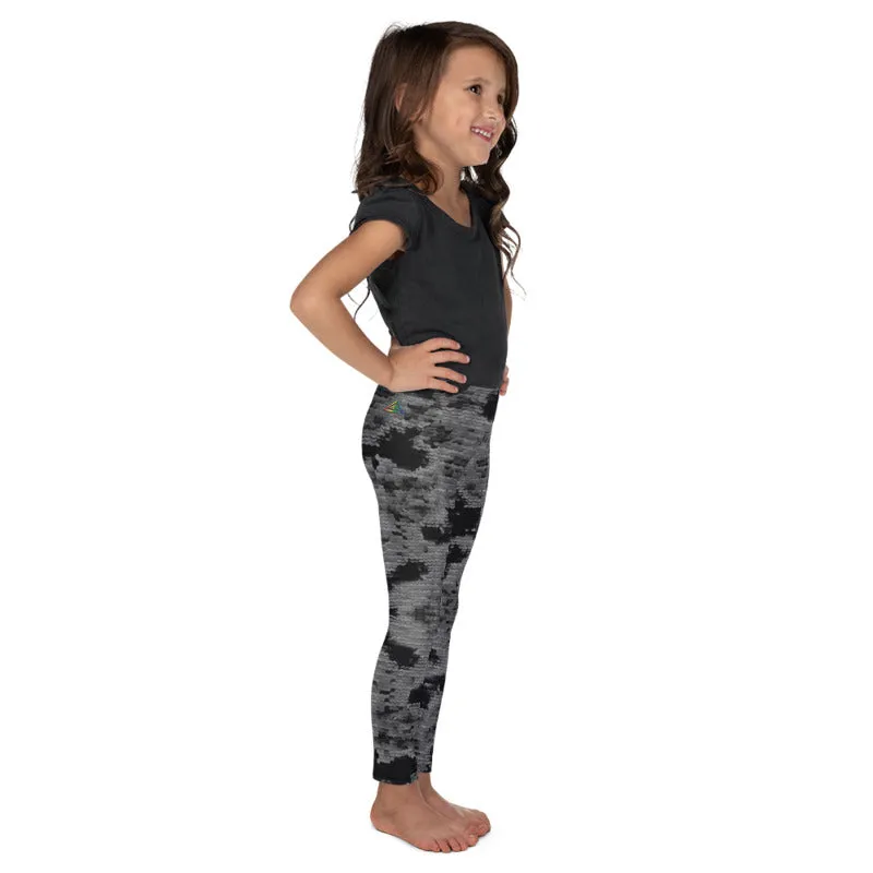 Gray Mermaid Girls Leggings