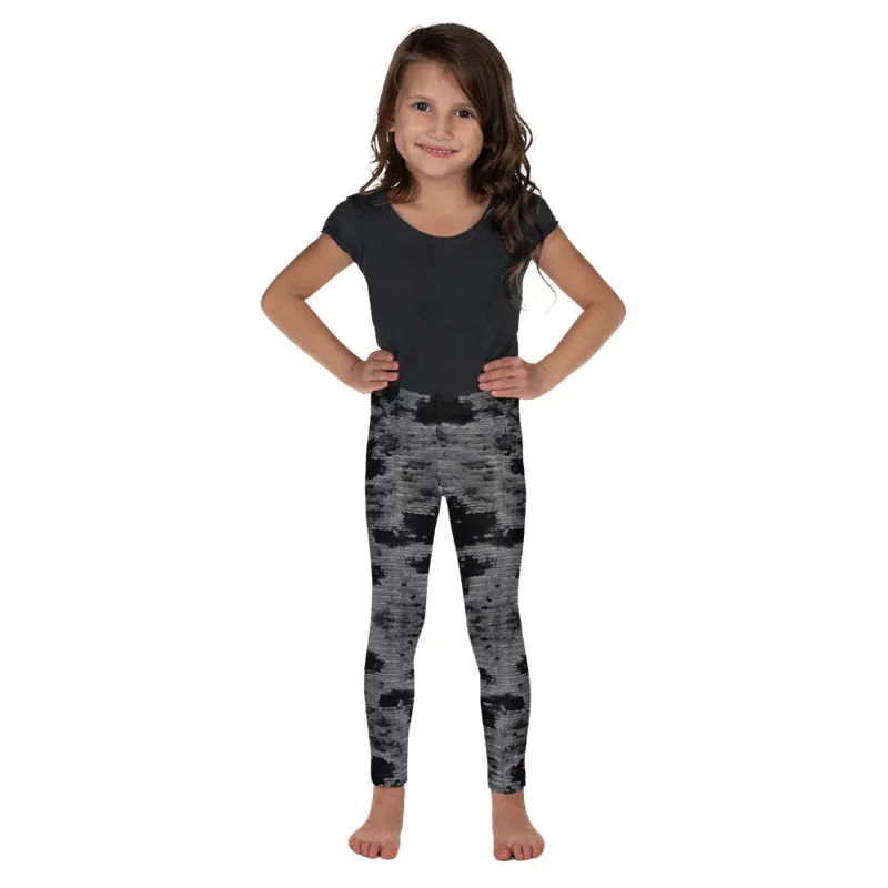 Gray Mermaid Girls Leggings