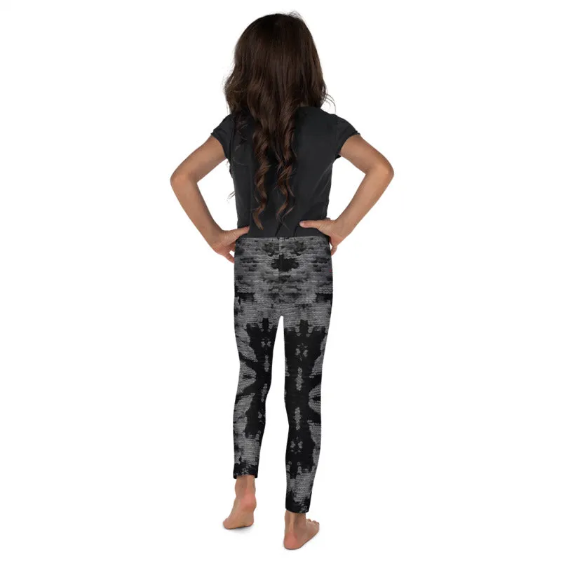 Gray Mermaid Girls Leggings