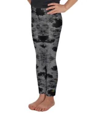 Gray Mermaid Girls Leggings