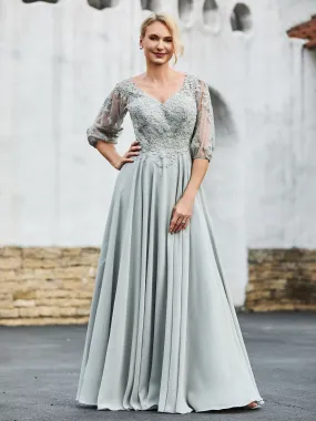 Half Sleeves Lace Top Pleated Dress Lemon
