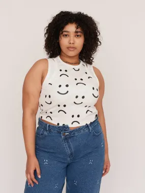 Happy Sad Layer Vest