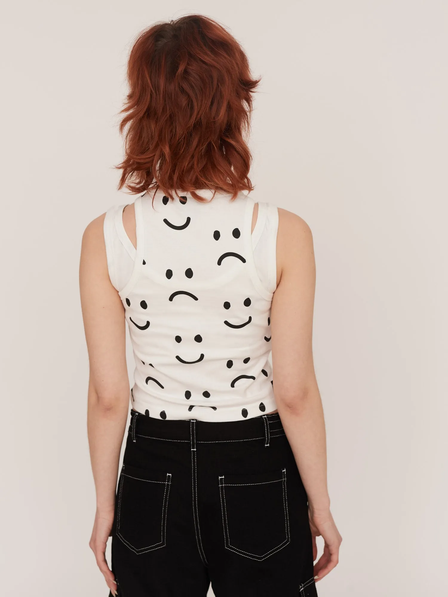 Happy Sad Layer Vest