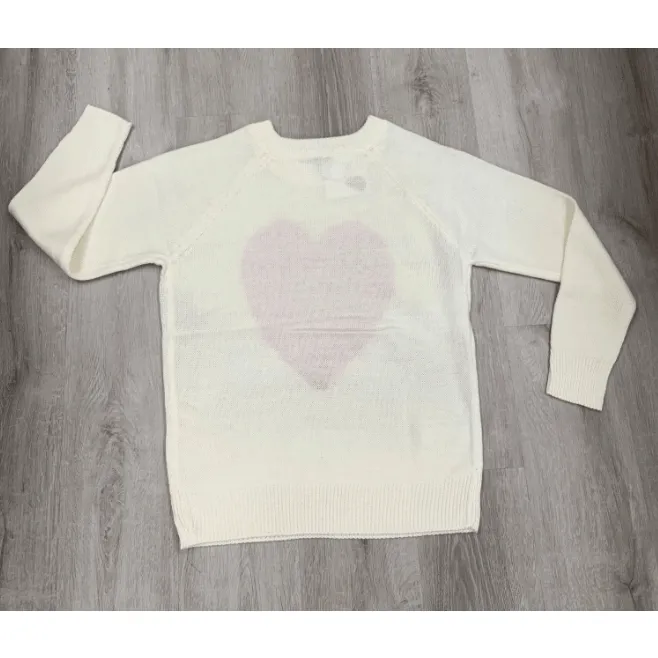 Heart Pullover Long Sleeve Sweater