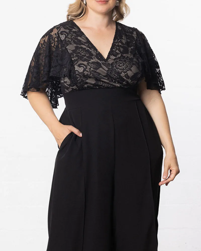 Helena Lace Jumpsuit - Sale!