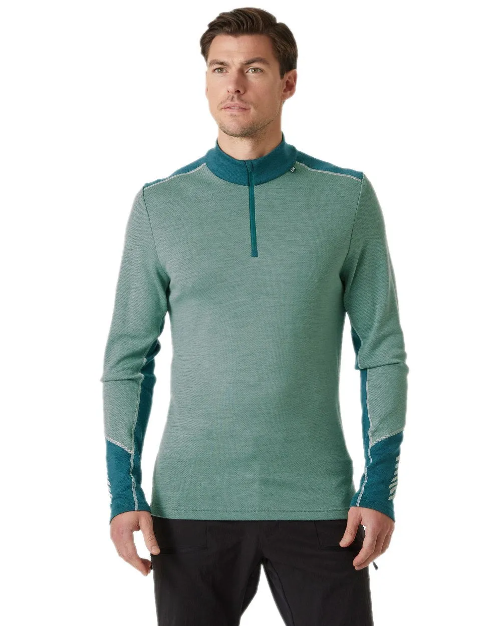 Helly Hansen Mens Lifa Merino Midweight Half-Zip Base Layer