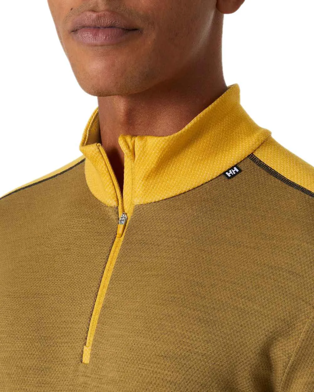 Helly Hansen Mens Lifa Merino Midweight Half-Zip Base Layer