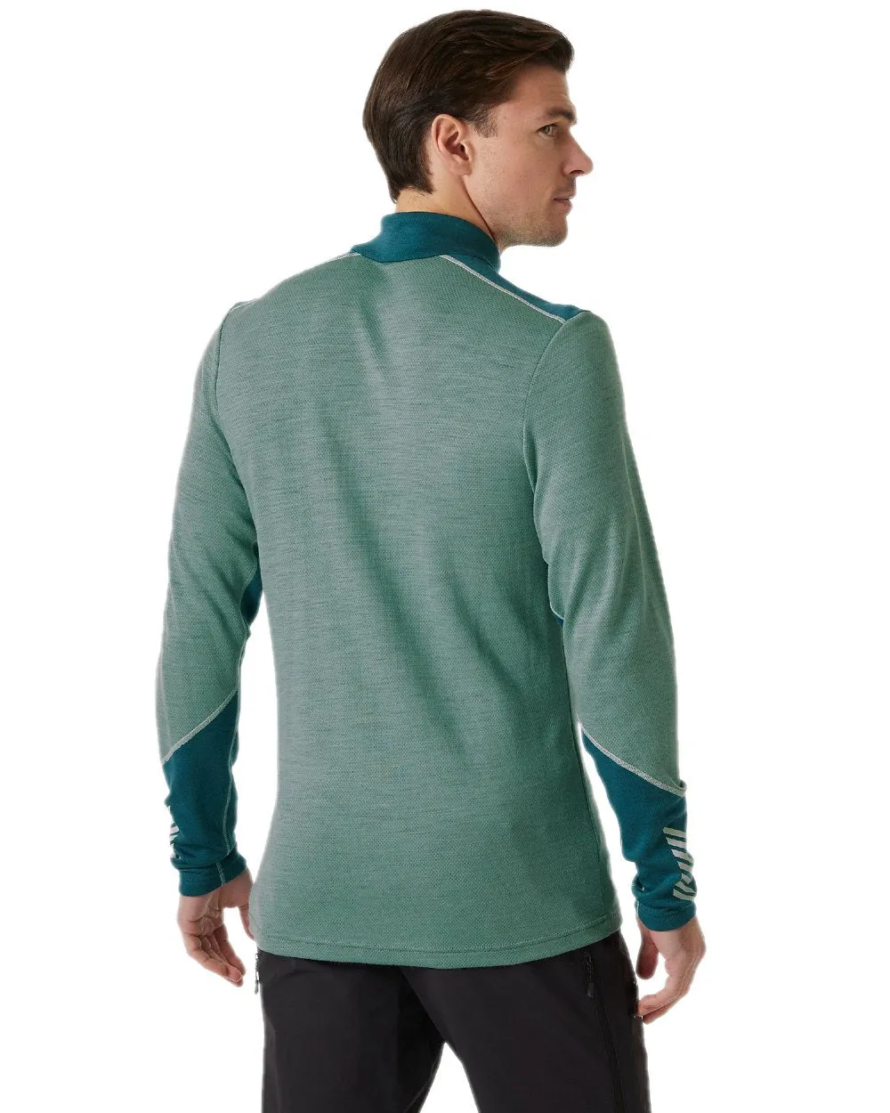 Helly Hansen Mens Lifa Merino Midweight Half-Zip Base Layer
