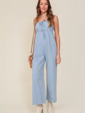 Here for the Style Denim Blue Summer Jumpsuit