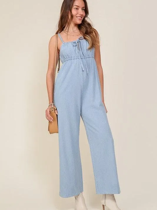 Here for the Style Denim Blue Summer Jumpsuit