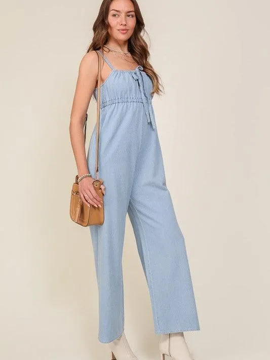 Here for the Style Denim Blue Summer Jumpsuit