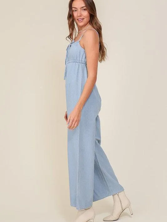 Here for the Style Denim Blue Summer Jumpsuit