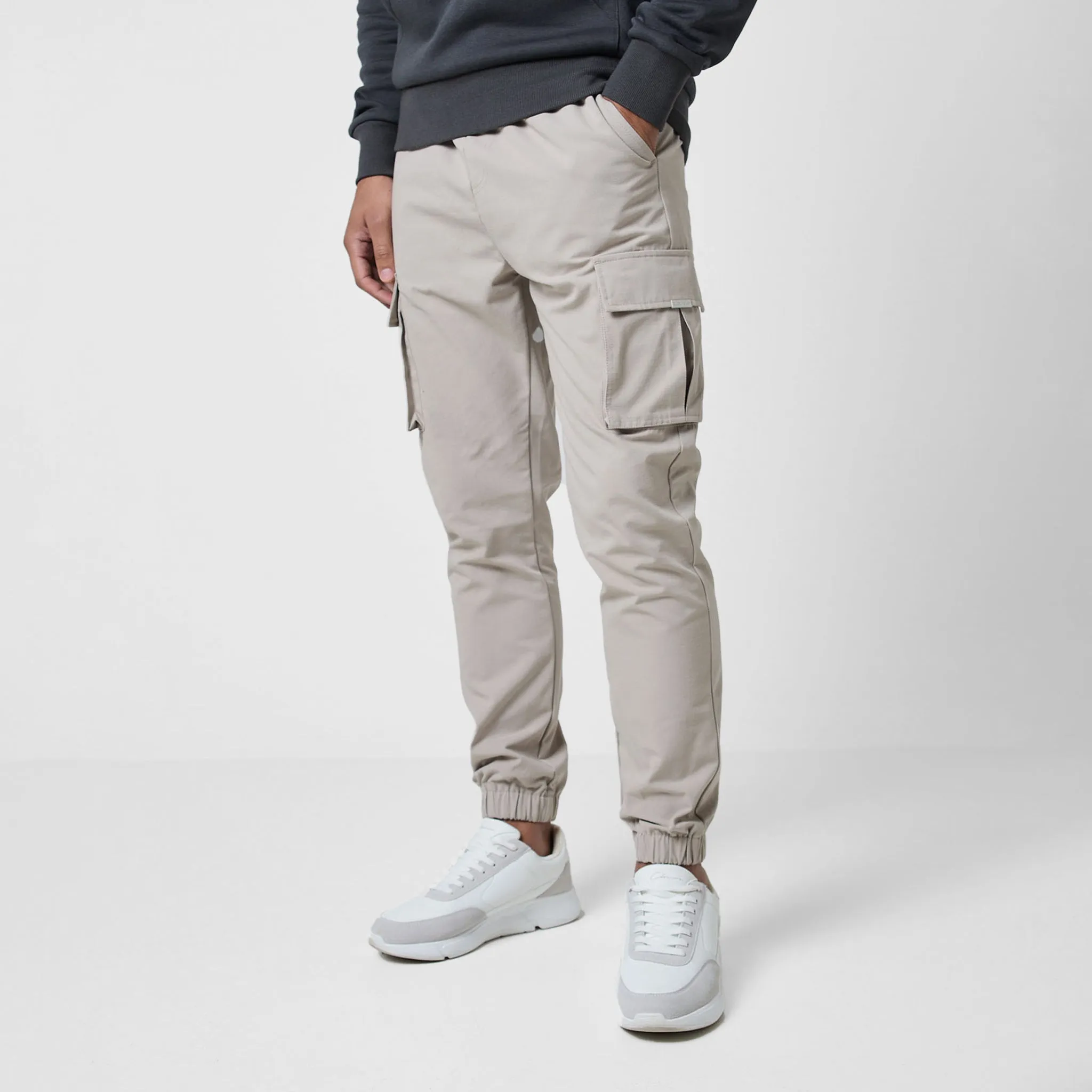 Hoodie & Cargo Pant Set | Charcoal Stone