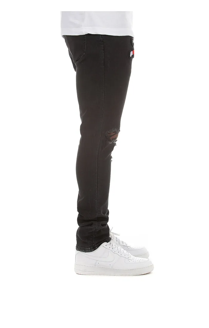 Icecream Black Running Dog Jeans